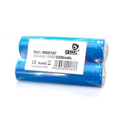 Rechargeable Batteries 2x18650 2200mah 009000187 Rechargeable Batteries 2x18650 2200mah 009000187